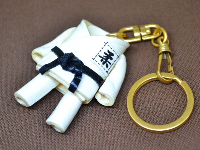 VANCA 本革レザーキーホルダー柔道着