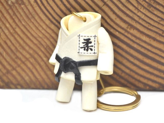 VANCA 本革レザーキーホルダー柔道着