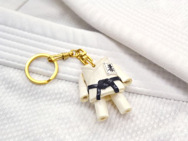 VANCA 本革レザーキーホルダー柔道着