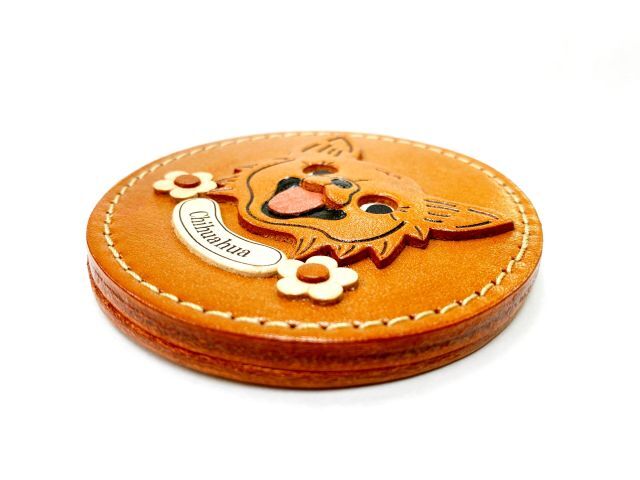 VANCA（バンカクラフト）革物語　コンパクトミラー