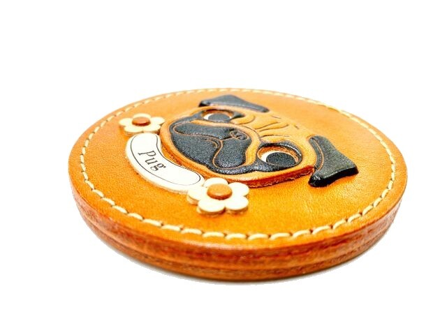 VANCA（バンカクラフト）革物語　コンパクトミラー