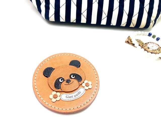 VANCA（バンカクラフト）革物語　コンパクトミラー