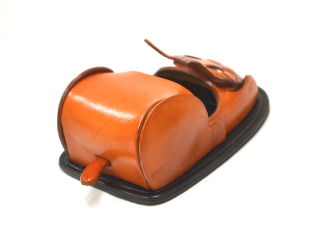 バンカクラフト本革製 スマホスタンド ねこ