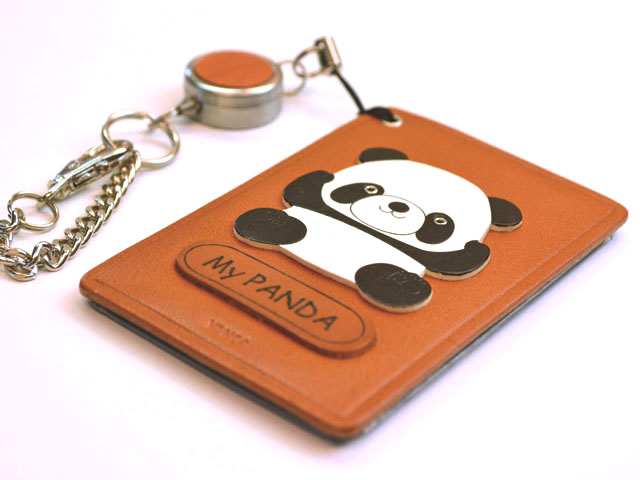 VANCA　本革パスカードホルダー　ぱんだ